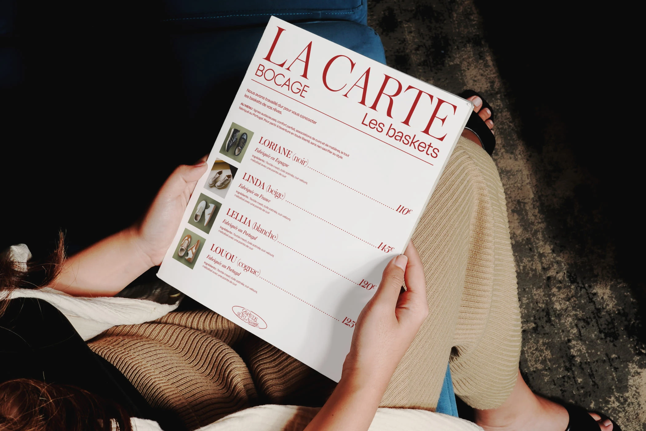 Arthur Barat — Bocage - Direction Artistique et UX/UI : Concept la carte Bocage version Boutique
