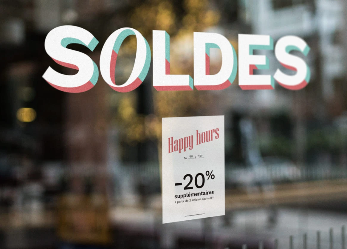 Arthur Barat — Bocage - Direction Artistique et UX/UI : Design de Vitrine pour Soldes Bocage