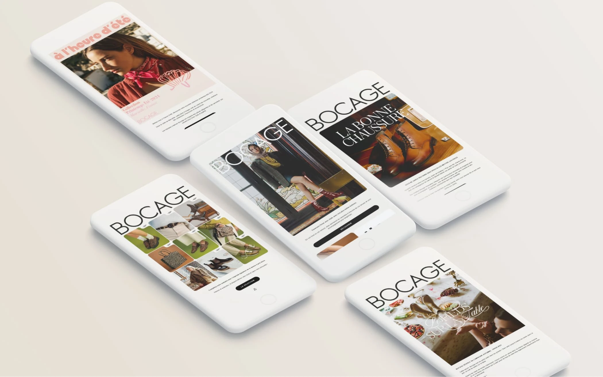 Arthur Barat — Bocage - Direction Artistique et UX/UI : Design de Newsletter Bocage